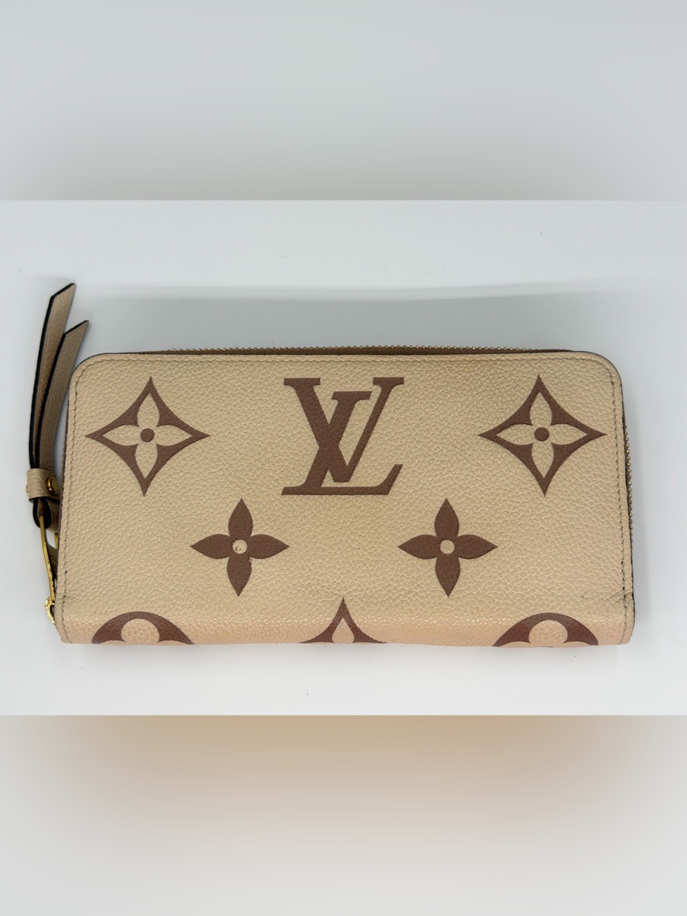 Louis Vuitton Bi Color Empriente Zippy Wallet Cream/Mauve Full Set w/Entrupy COA - Picture 2 of 16